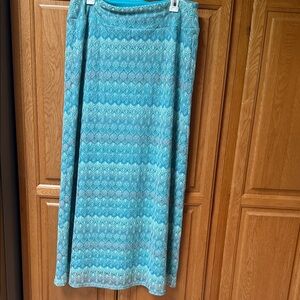 Cato Teal Lace-Trimmed Garment